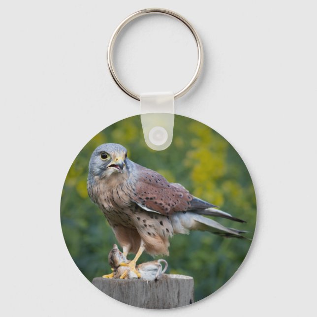 Bird of Prey Keychain/Keyring Keychain (Front)