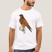 Falconry Shirt for Him Red-tailed Falcon Tshirt Bird of 