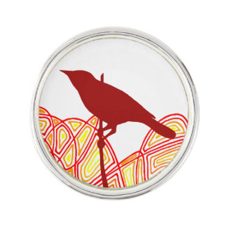 Bird On A Branch Lapel Pin
