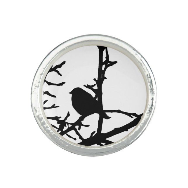 Bird on a Branch Ring (Front)
