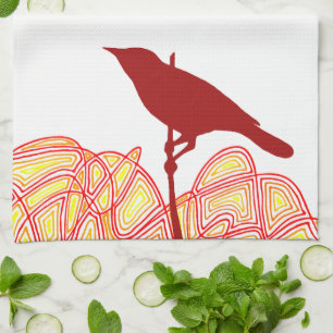 Bird on a Branch Towel