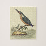 [ Thumbnail: Bird On a Branch, Vintage Look Jigsaw Puzzle ]