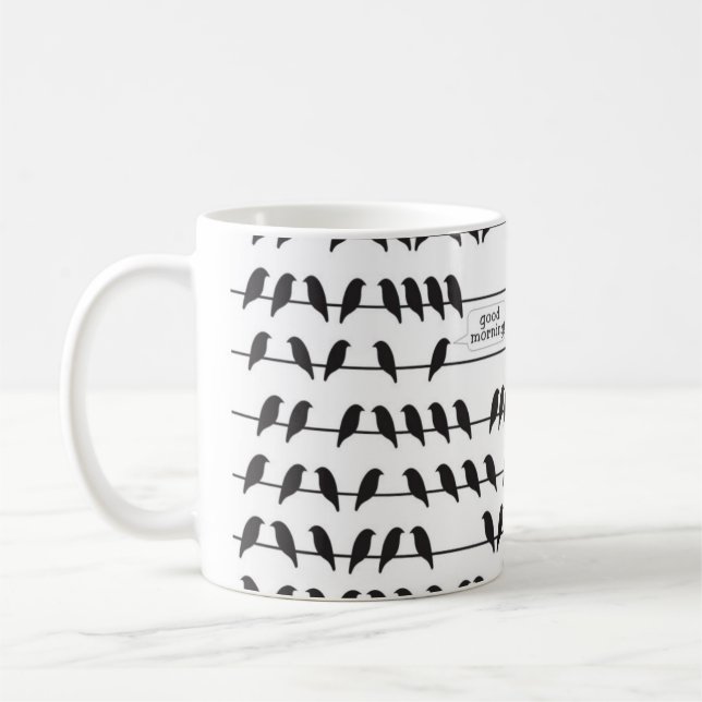 bird on a wire mug (Left)