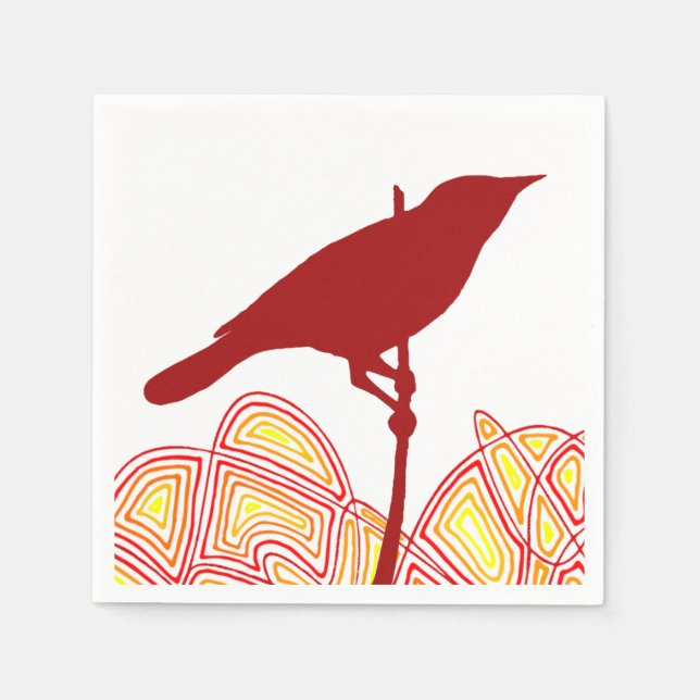 Bird Paper Napkins (Front)