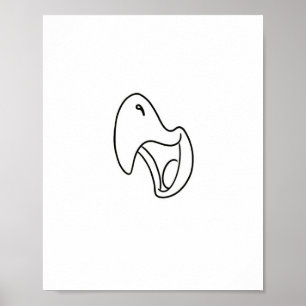 Bird, parrot, squawk theme poster