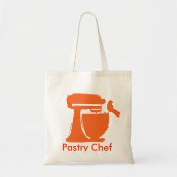 Bird Pastry Chef Gone Shopping Tote Bag by 911business at Zazzle