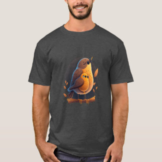 Bird Pet Owner Bird Mom Hugging A Child Bird famil T-Shirt