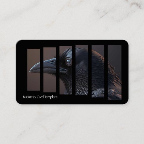 Bird Photography Crow or Raven Business Card