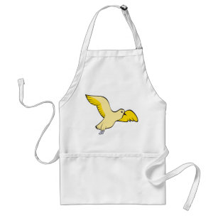 bird-pigeon-flight-sky-yellow adult apron