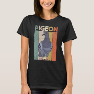Bird Pigeon Racing Animal Retro Pigeon T-Shirt