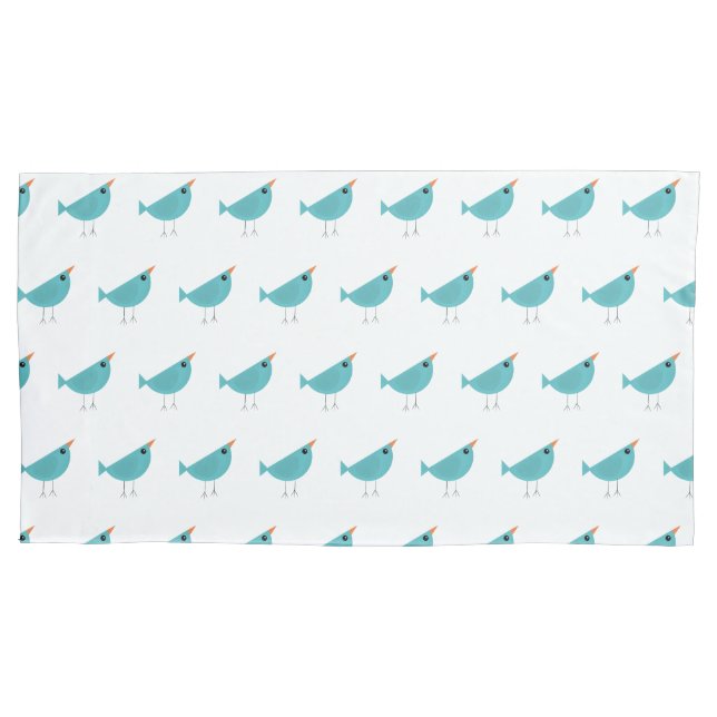 Bird  pillow case (Front-Left)