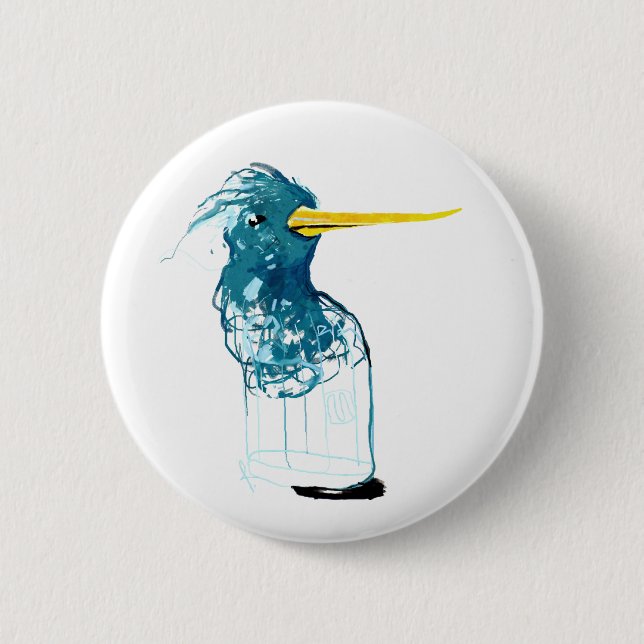 Bird Pinback Button (Front)