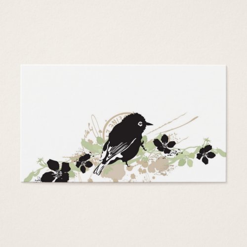 Bird Profile Card Business Cards