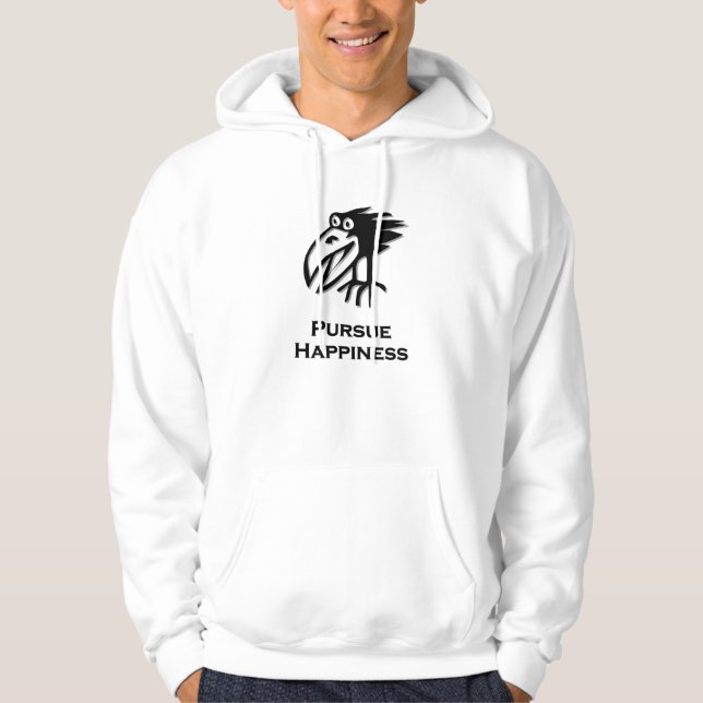 Bird Pursue Happiness Hoodie (Front)