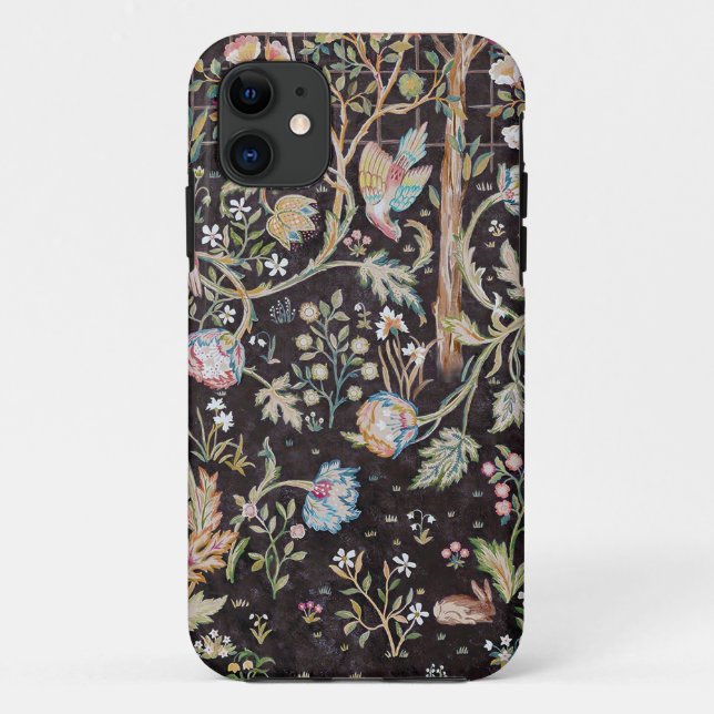 Bird & Rabbit in The Flower Garden, William Morris Case-Mate iPhone Case (Back)