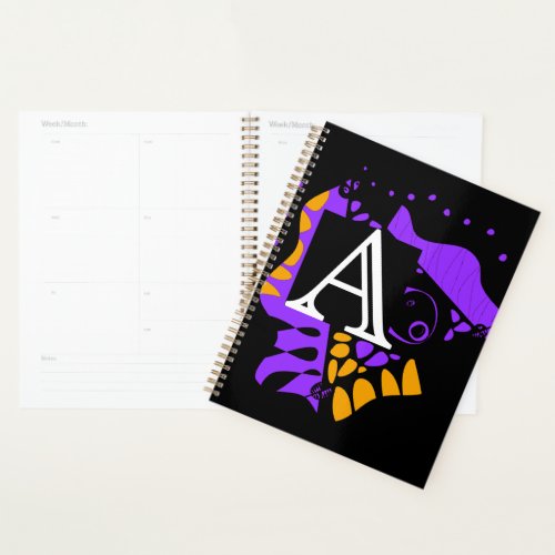 Birdâs Nest _ Personalized Initial Letter A Planner