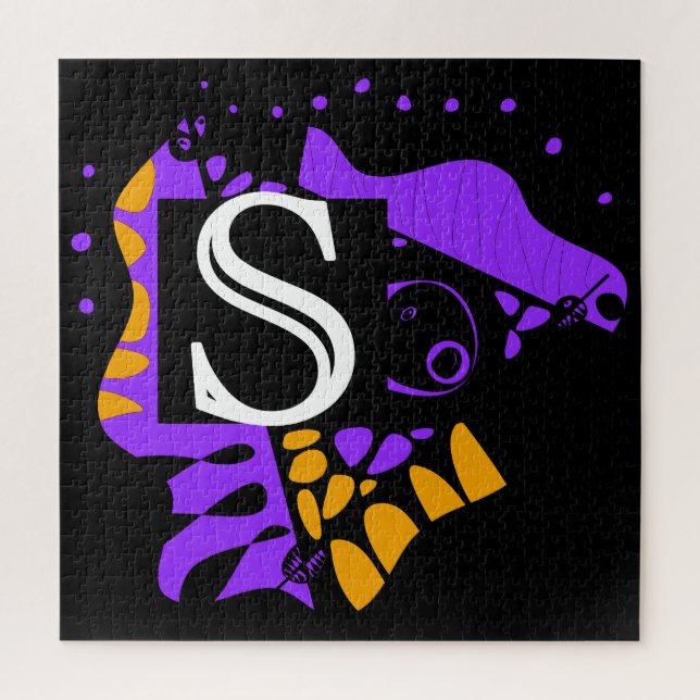 Bird’s Nest - Personalized Initial Letter R Jigsaw Puzzle (Vertical)