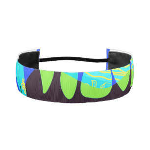 Bird’s Nest - Royal Blue White Plus Athletic Headband