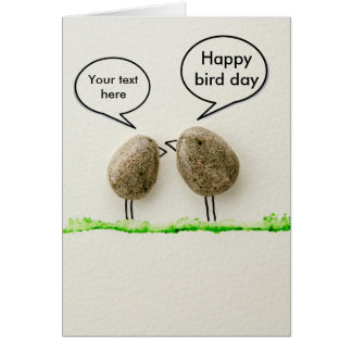 Bird says tweet Happy bird day Cards