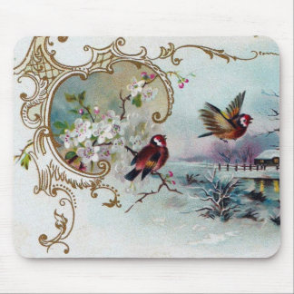 Bird Scene Mouse Pad