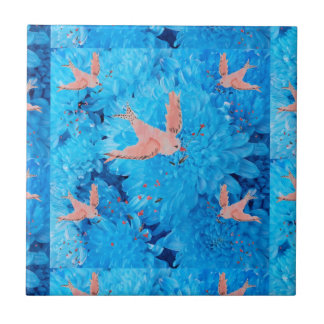 Bird Seamless Pattern  Ceramic Tile