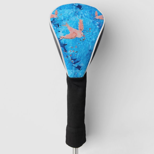 Bird Seamless Pattern  Golf Head Cover (Front)