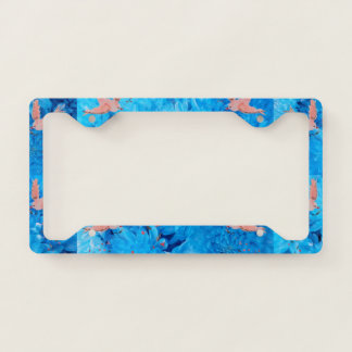 Bird Seamless Pattern  License Plate Frame