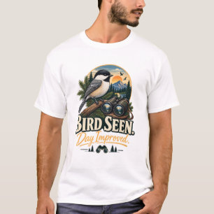 Bird Seen Day Improved Funny Birder T-Shirt