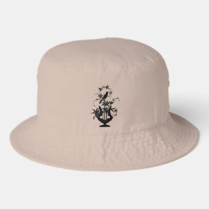 Bird silhouette bucket hat