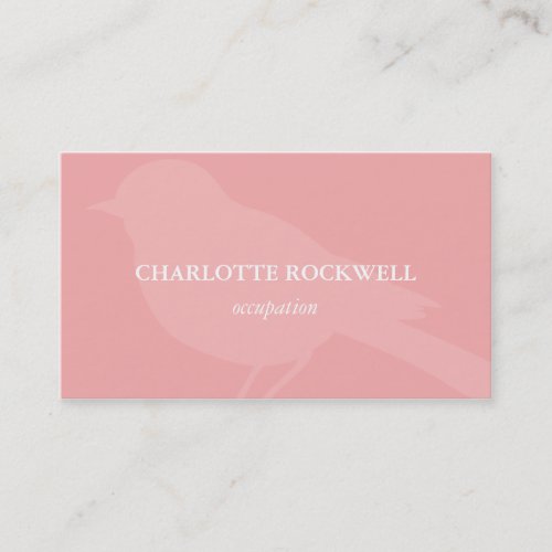 Bird Silhouette Business Card