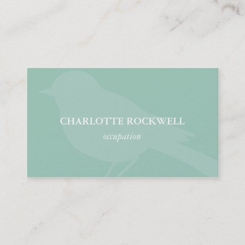 Bird Silhouette Business Card