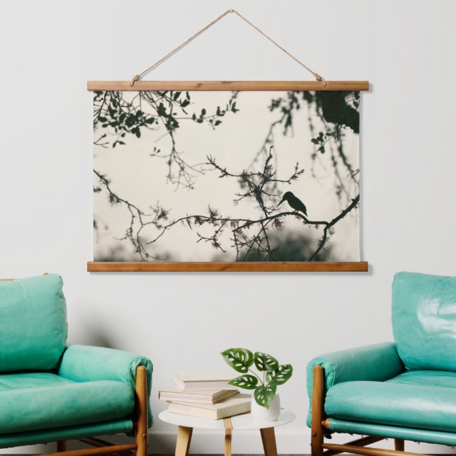 Bird Silhouette Hanging Tapestry (Living Room)
