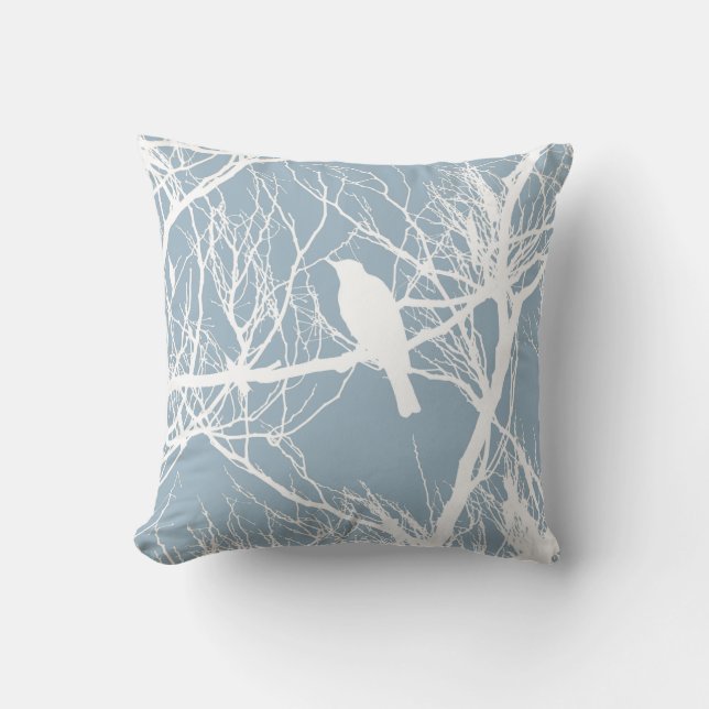 Bird silhouette Pillow I (Front)