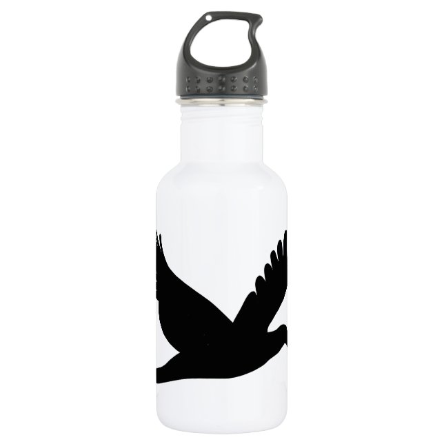 Bird Silhouette Water Bottle (Front)