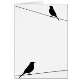 Bird Silhouettes on Wire (Front)