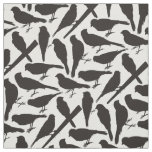 Bird Silhouettes Pattern Fabric