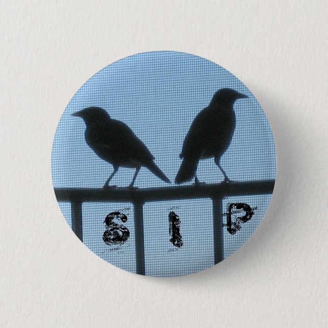 bird-silhouettes-resize, S, I, P Button (Front)