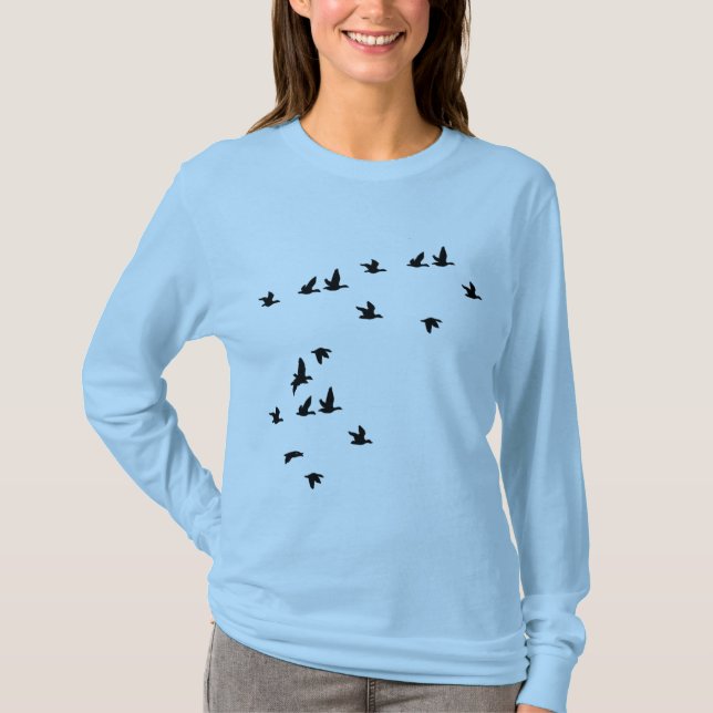 Bird Silhouettes T-Shirt (Front)