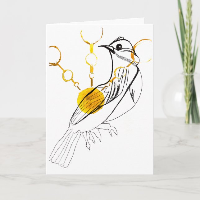 Bird Sings Card (Front)