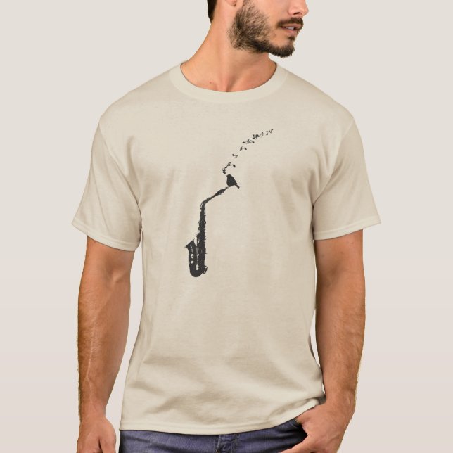 Bird Sings the Blues T-Shirt (Front)