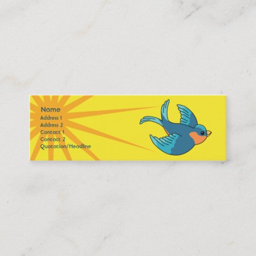 Bird - Skinny Business Cards