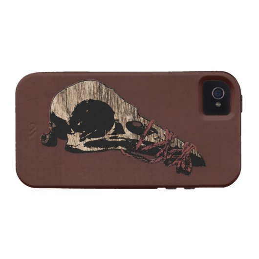 Bird Skull Case-Mate iPhone Case (Back Horizontal)