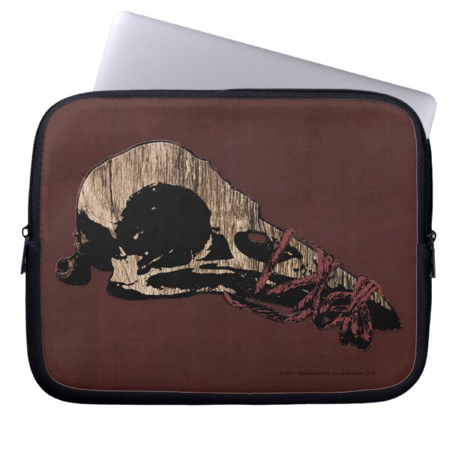 Bird Skull Laptop Sleeve (Front)