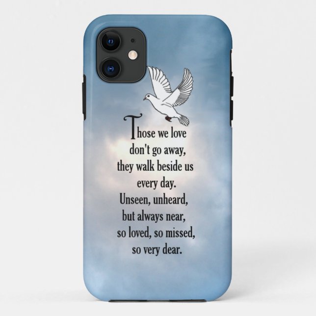 Bird "So Loved" Poem Case-Mate iPhone Case (Back)