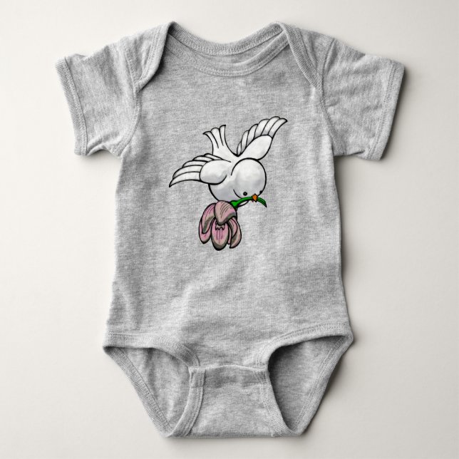 Bird Song Baby Bodysuit (Front)