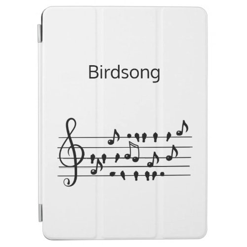 Bird Song birds on a line iPad Air Cover