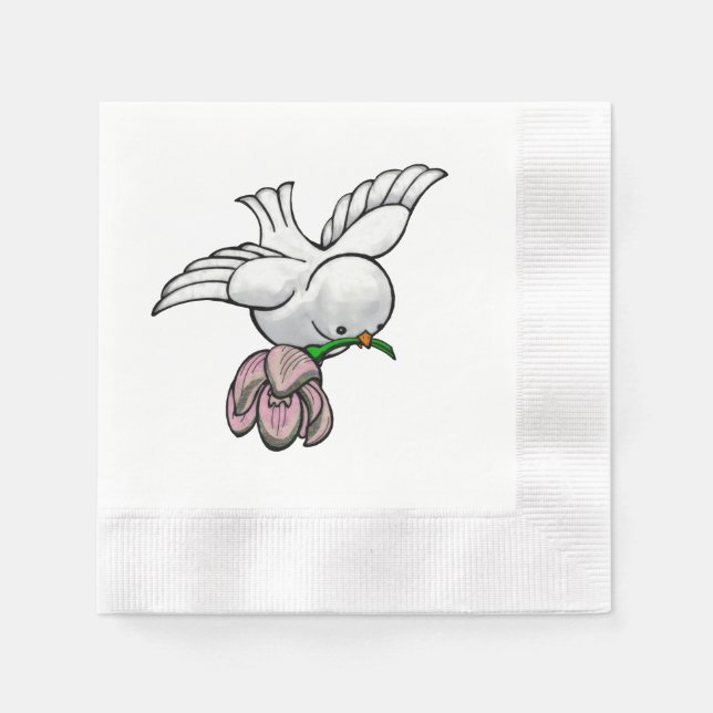 Bird Song Paper Napkins (Front)
