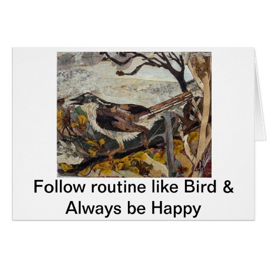 Bird Sparrow Cards (Front Horizontal)