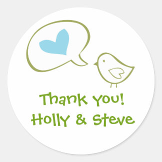 Bird Sticker by TearDrop Weddings