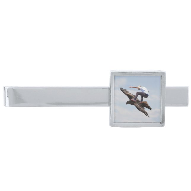 Bird Surfing Tie Bar (Front)